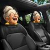 2PCS 2 Pcs Set Car Seat Headrest Protector 2D Printed Auto Head Rest Cover  Car Interior Decoration