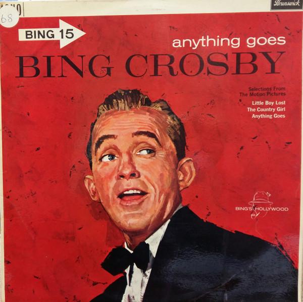 

LP Record BING CROSBY - Anything Goes BING15 Brunswick 1962 UK Jazz Used