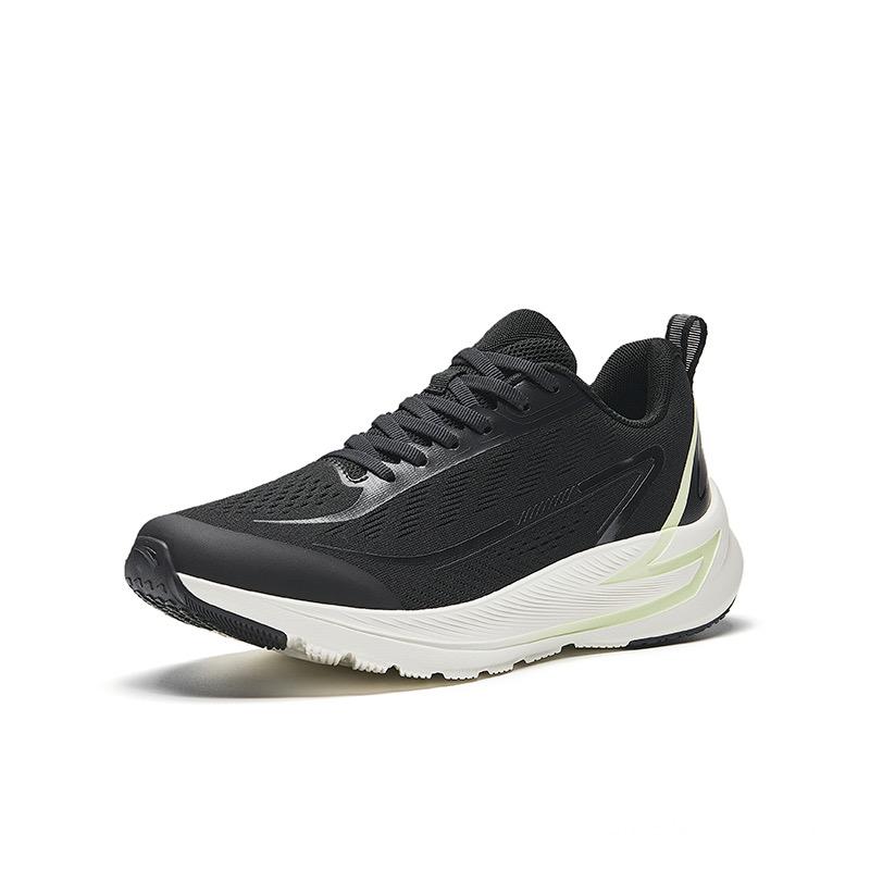 Anta Lightweight Shock Absorbing Non-Slip Low-Top Casual Running Shoes Men Sneakers Black White 112435547-5