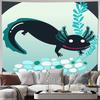 Nezarámovaný Estetický Axolotl Tapiserie Závěsná na zeď Roztomilý Dekor Salamandra Kolejní Pokoj Nástěnné Umění Dárek pro Milovníka Přírody Trendy Dělicí Stěna