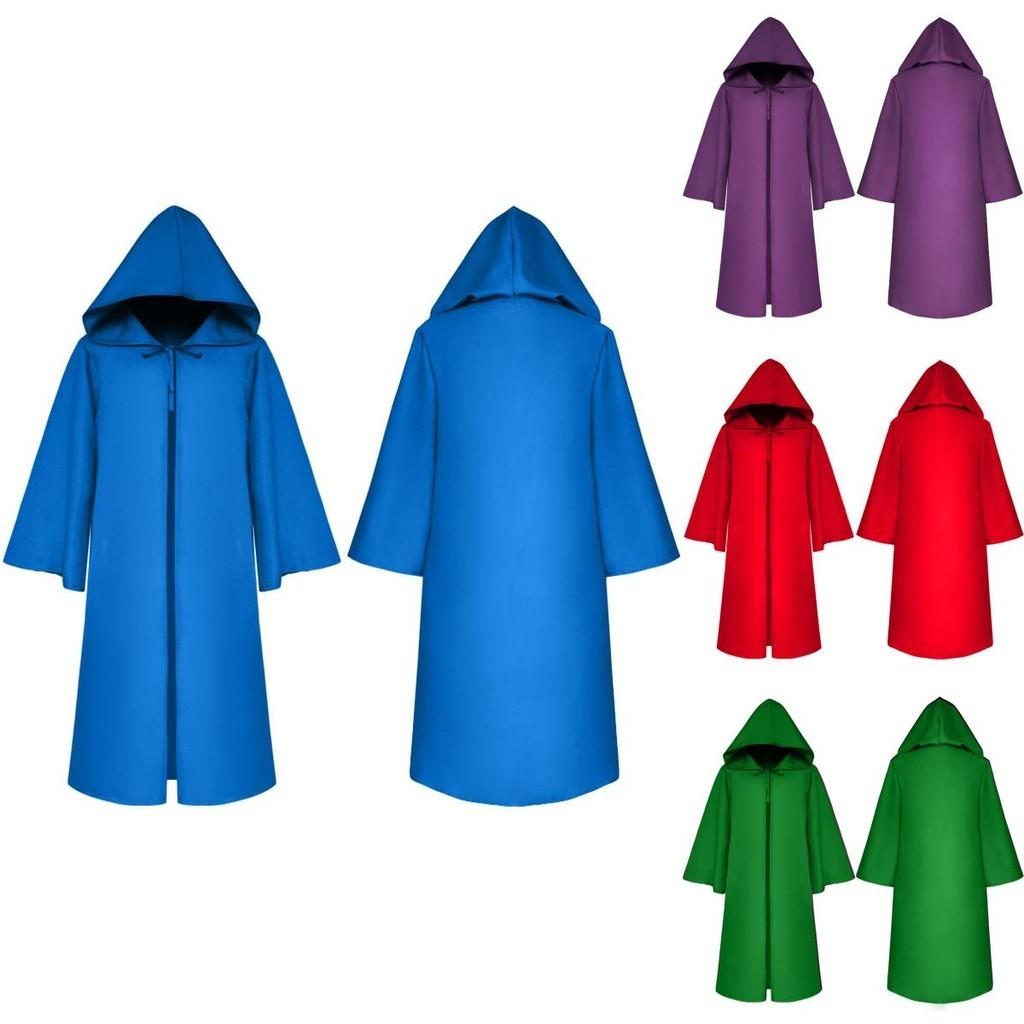 Premium Quality Star Wars Jedi Warrior Hooded Cloak Cape Robe For Cosplay Events