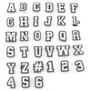 1 PCS 0-9# Number Alphabet ABC-Z Characters Letter Charms for Clog Sandals Shoe Decoration DIY Shoes Pins for Boy Girl Men Women