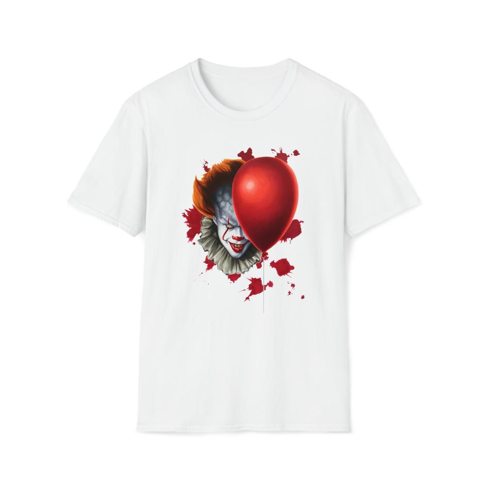 Pennywise Tshirt Horror Movie Tshirt It Clown Graphic Tee Halloween Tshirt