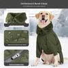 Winter Daunenjacke für mittelgroße und große Hunde - Winddicht, Warm, Zweibeiniges Design