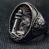 Lighthouse Ring 316L Stainless Steel Jewelry Punk Style Band Party Ring