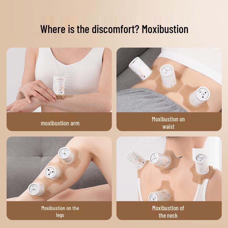 Moxibustion Stick and Smokeless Box Set - Portable Heat Therapy with Paper Tube Design