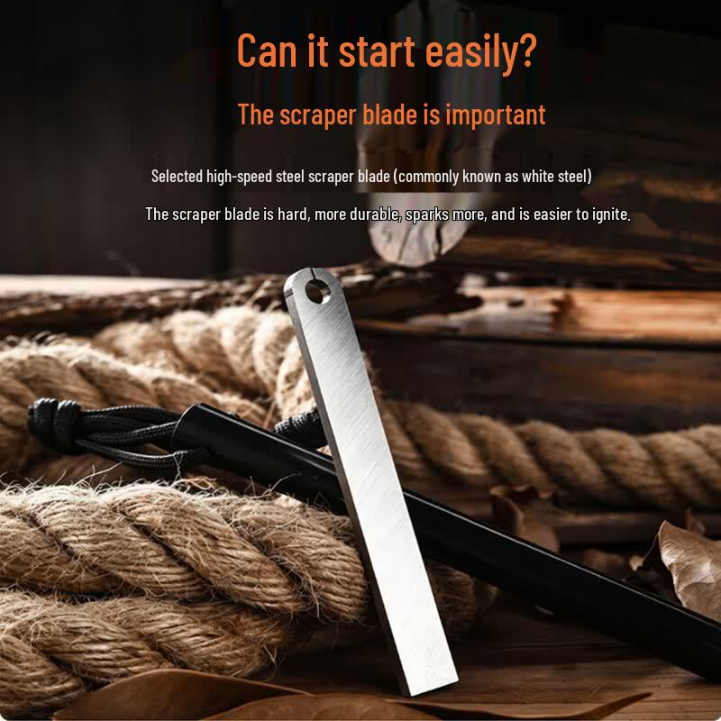 Outdoor Survival Magnesium Fire Starter Rod