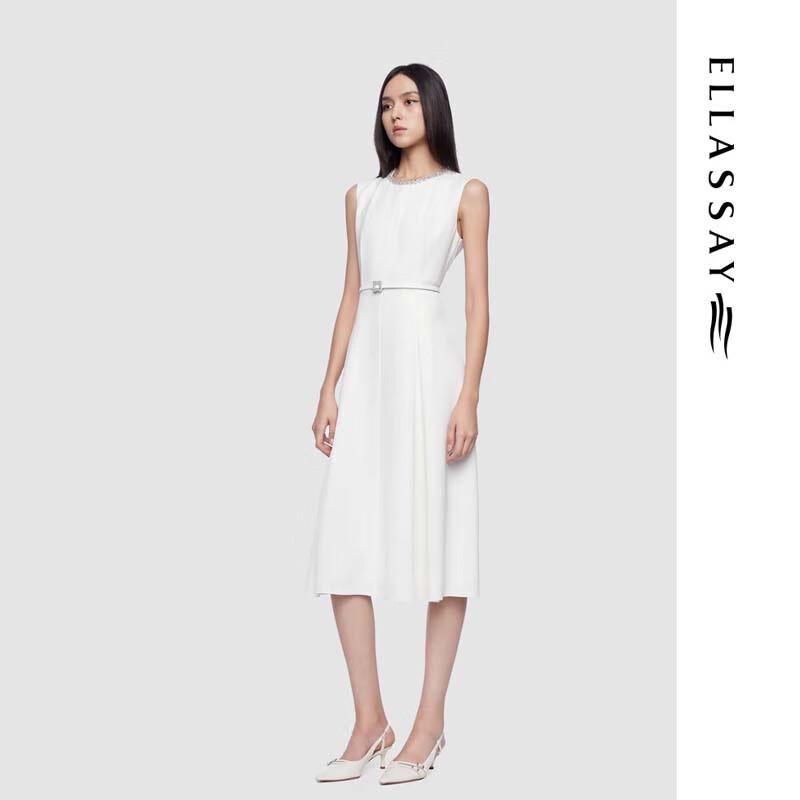 ELLASSAY French Elegant Mid-Length Dress EWD361U00300