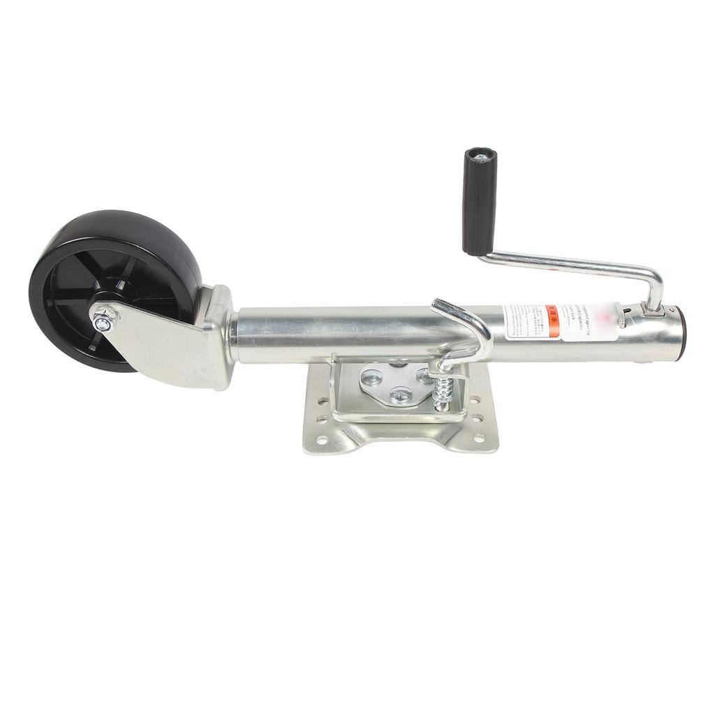 Trailer Jack 1200lbs Capacity Adjustable Rugged Reliable Swivel Trailer Jack with 6 Inch Nylon Wheel For ATV UTV RVs
