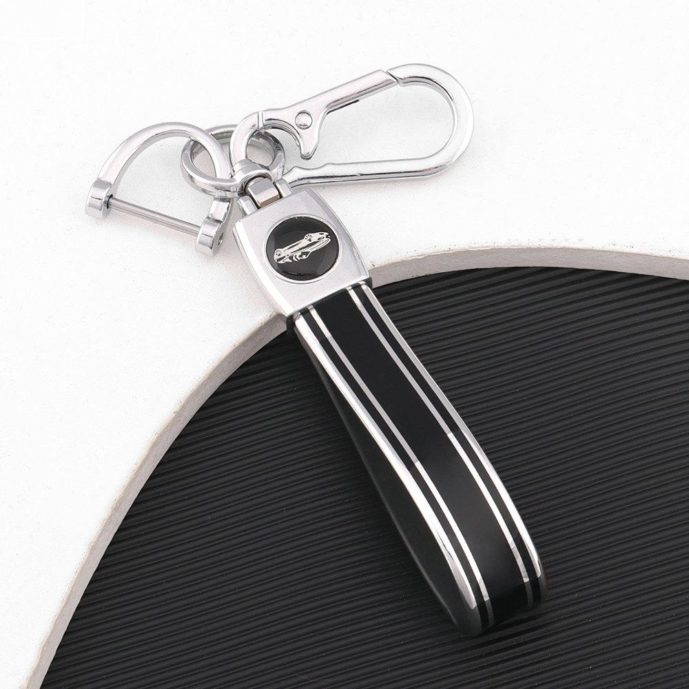 Fashion Colorful Alloy Keychain Rotatable TPU Car Keychain Simple Smooth Car Keyring For Men Women