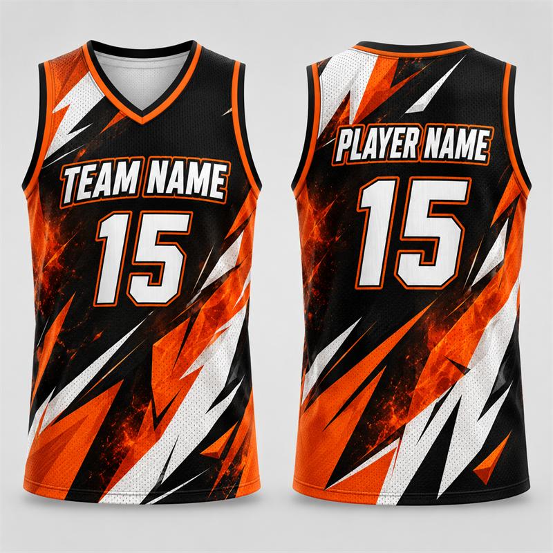 Fashion Custom Basketball Jersey Free DIY Name Team Name Number 3D Printed Sports Vest Loose Quick Dry Team Uniforms
