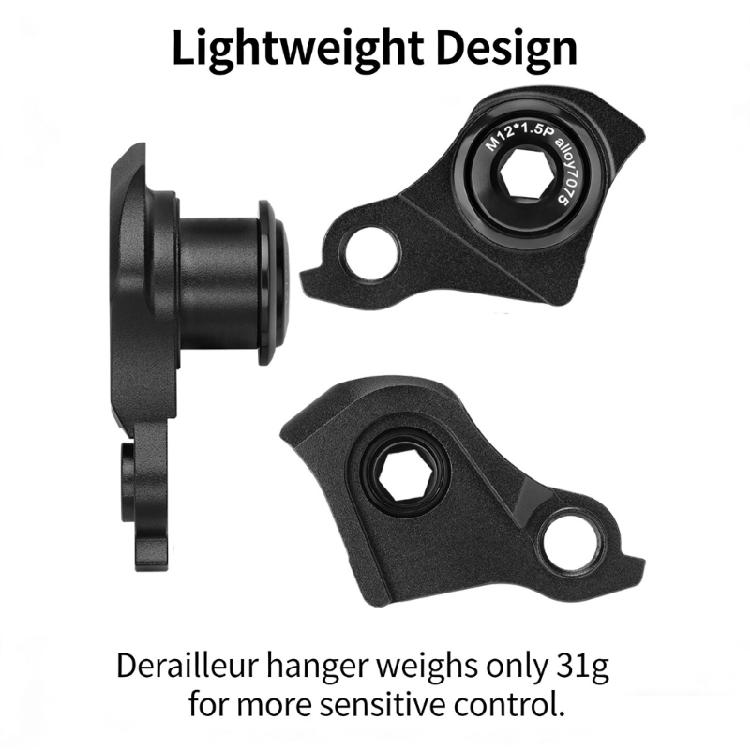 Aluminum Alloys Universal Derailleur Hanger Light Weight Bike Tail Hook Replacement Bicycles Frame Rear Hook Enduring