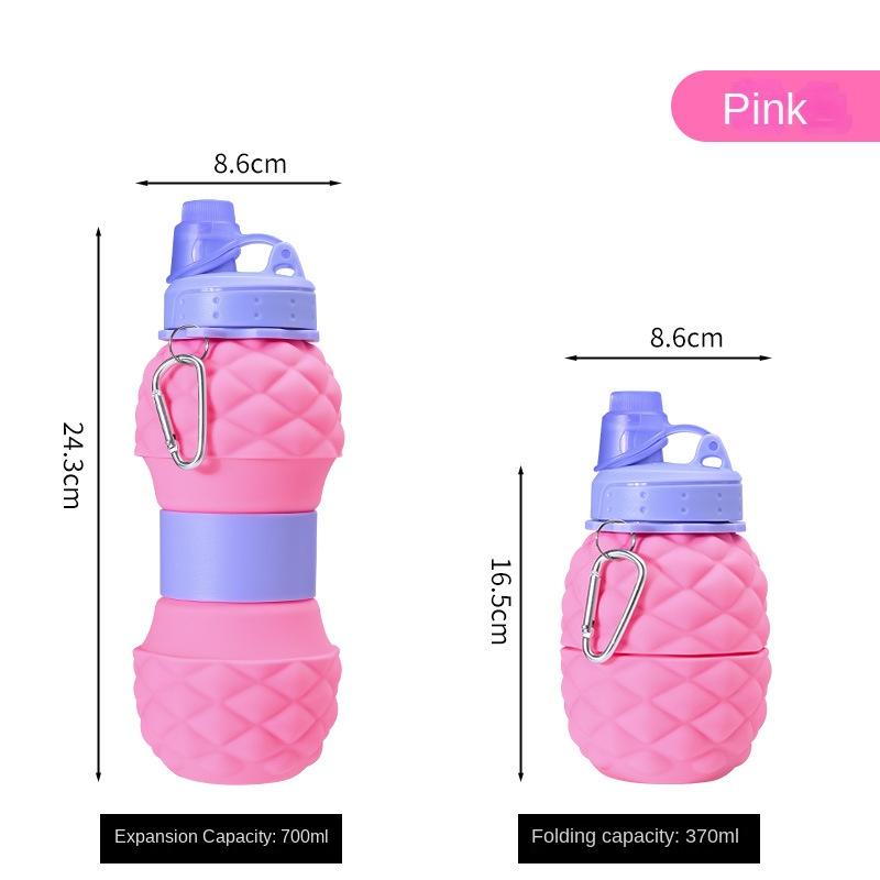 Outdoor Sports Trip Kettle Folding Silica Gel Cup Edible Silicon Water Cup Creative Retractable