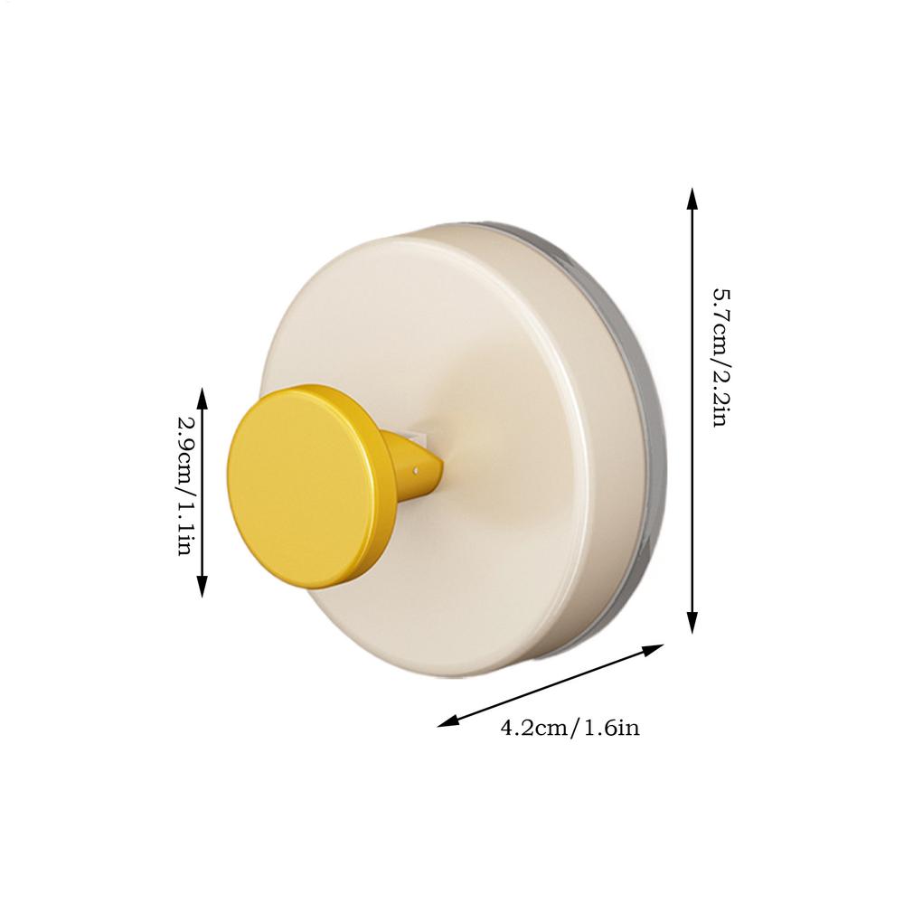 

Suction Cup Hook Removable No Drill Hooks Wall Mounted Waterproof Rustproof Suction Hooks Bathroom Towel Hook Glass Kitchen tool жёлтый
