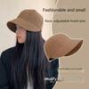Quick-drying Waffle Beach Cap Solid Color Wide Brim Sun Hat Simple Waffle Bucket Hat  Male