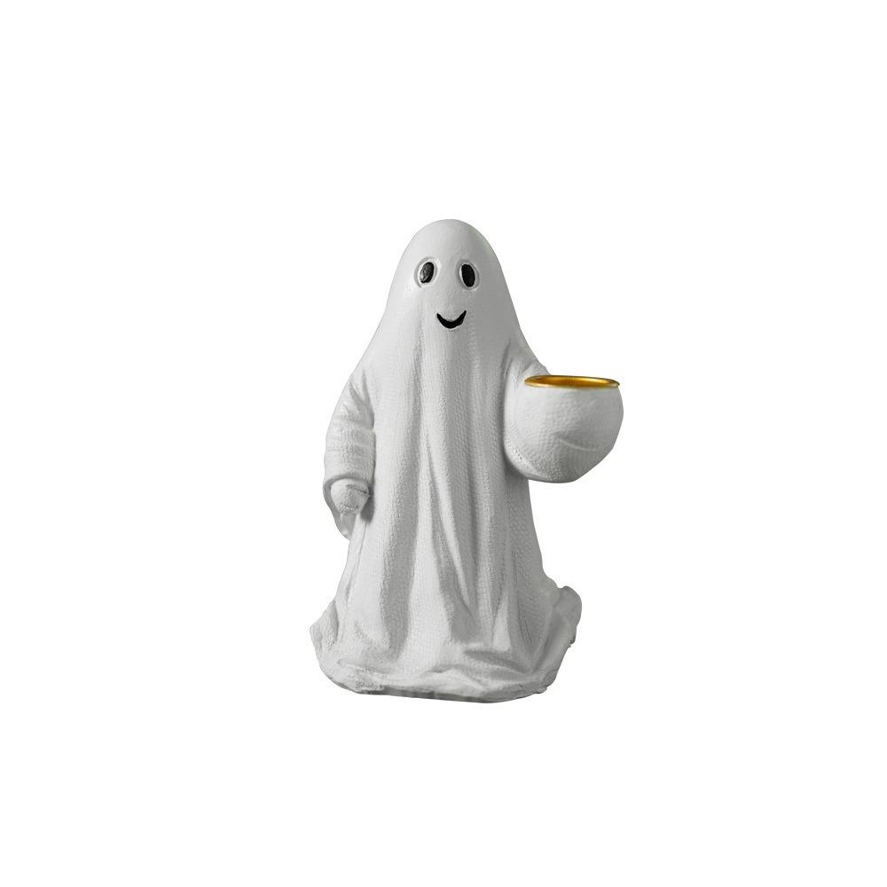 Cute Halloween Statue Creative Desktop Ornament Small Sculpture  Courtyard