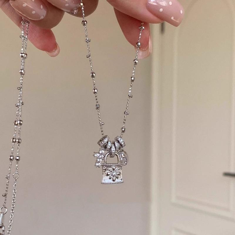 Titanium Steel Non-fading Small Waist Necklace Women's Summer Niche Design Accessories Collarbone Chain Pendant