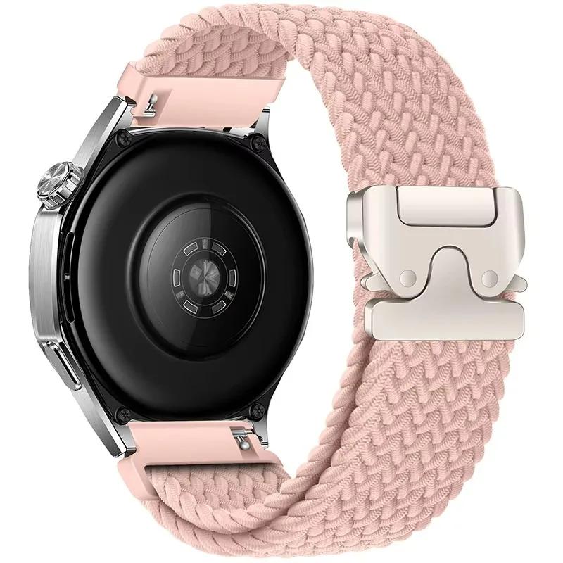 22mm 20mm Nylon Strap for Huawei Watch GT4/5 Pro 46mm Parachute Wristband for Samsung Galaxy Watch 4 5 6 7 44mm 40mm Accessories