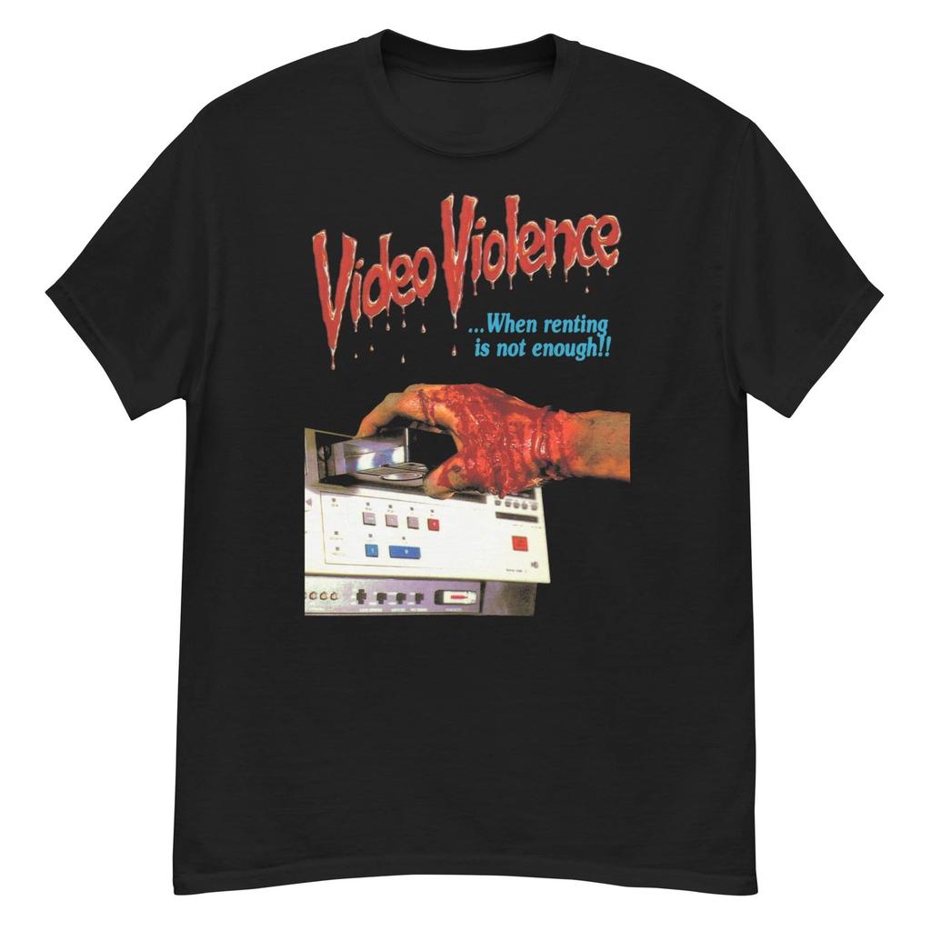 Video Violence cult horror film fan art t-shirt