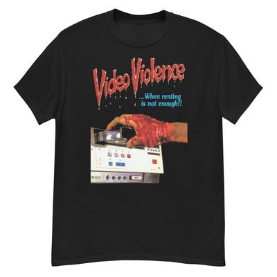 Video Violence Cult Horror Film Fan Art T-shirt