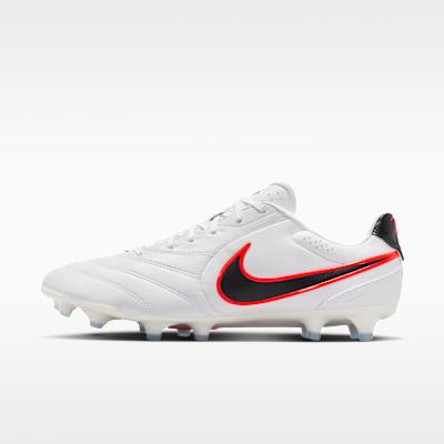 Nike Tiempo Ligera Pro FG White Bright Crimson Black 44