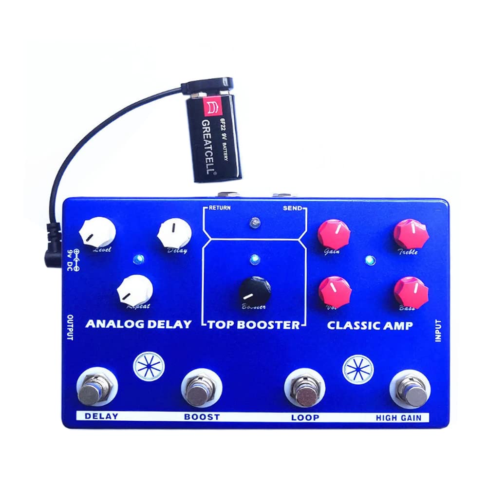 YINKE Effects Pedal Power Supply Snap Adapter Jack Converter 15cm 9V Battery to AC Battery Connector of (Set 3) I-Type