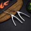 Stainless Steel Shrimp Peeler Portable Shrimp Removal Clip Home Kitchen Seafood Tool Lobster Sheller Shrimps Back Opening Tools