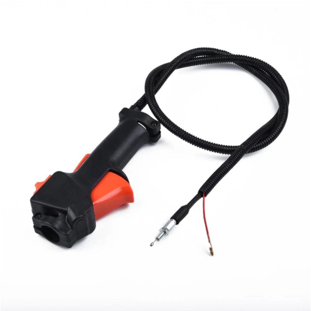 Black Handle Lawn Mower Switch Direct Throttle On Off Switch Trigger Kill Switch 26mm Tube Clamp Design Brush Cutter Switch