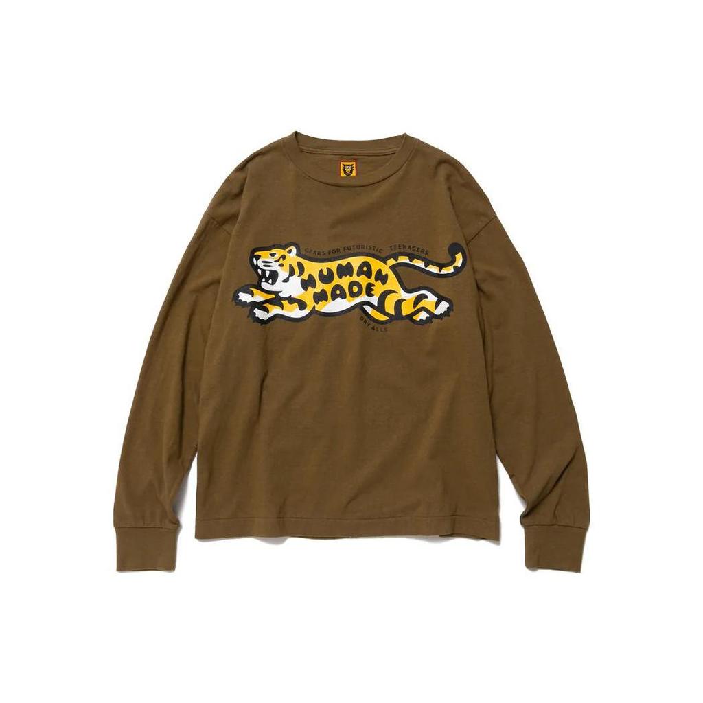 HUMAN MADE Tiger L/S T Shirt HM24CS006