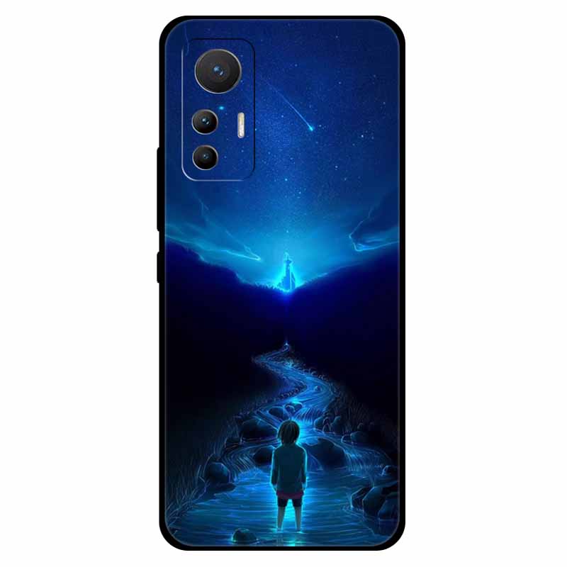 For Xiaomi 12 Lite Case Soft Silicone TPU Space Protective Back Cover For Xiaomi Mi 12 Lite Cases 12lite Printed Marble Shells