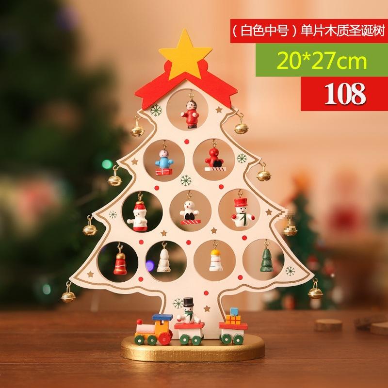Mini Christmas Tree DIY Material Pack Small Tabletop Ornaments New Christmas Children's Gifts