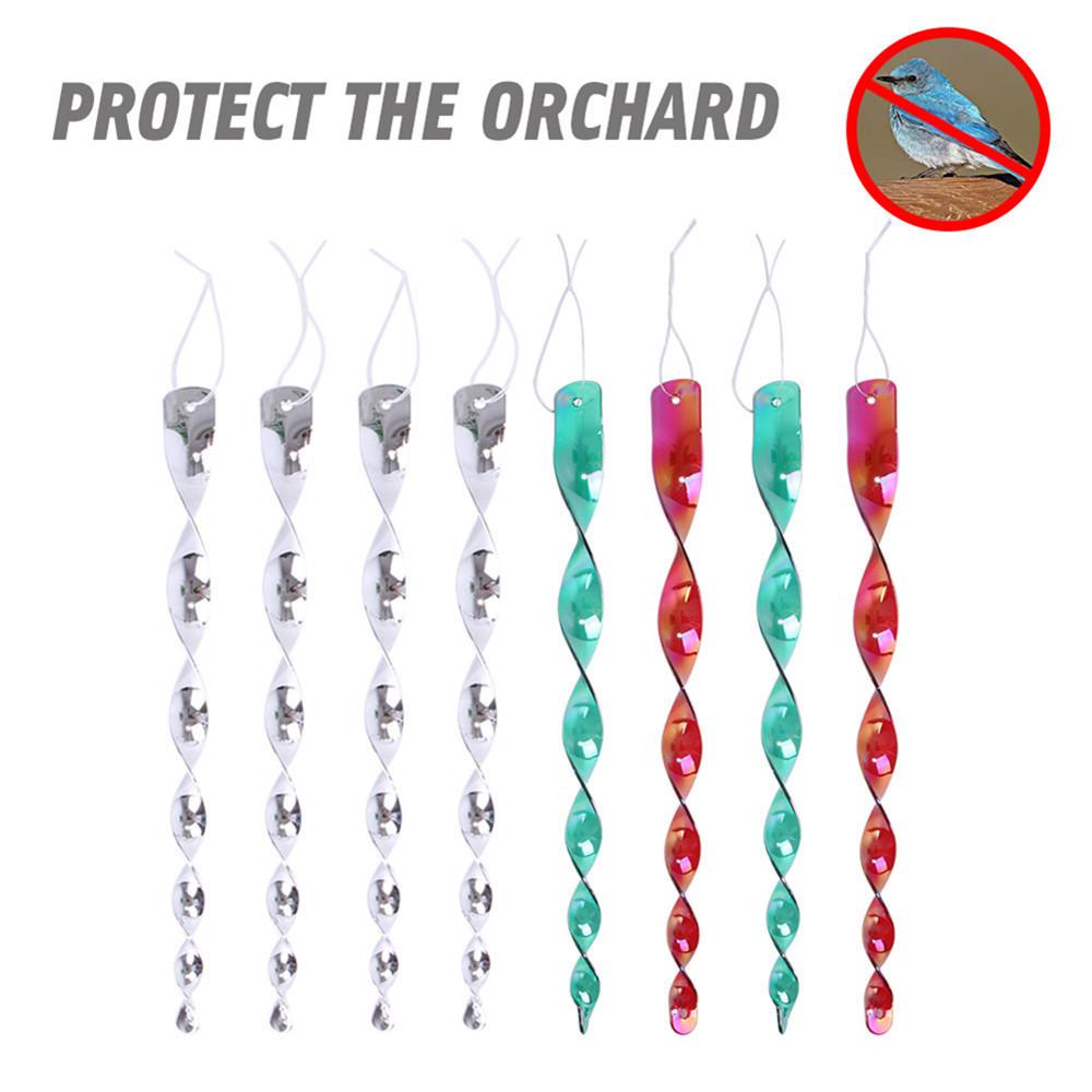 

Reflective Gradient Bird Repellent Spiral for Christmas Tree Decoration 30 cm (10 sticks/package) синий