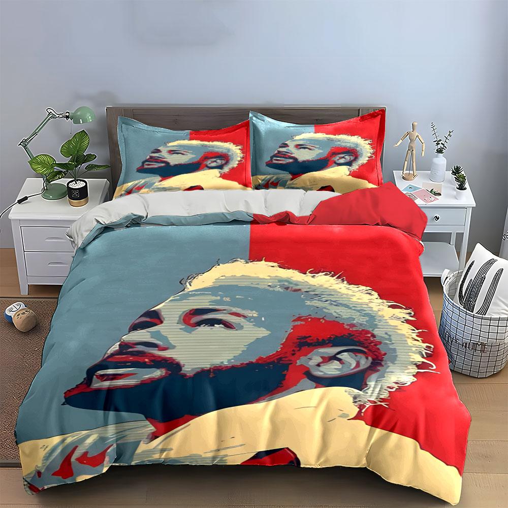 Portrait with Two Colors. Bedding Sets Duvet Cover Sets Duvet Covers Pillowcases(1 * Duvet Cover 2 * Pillowcases Without Duvet Insert)