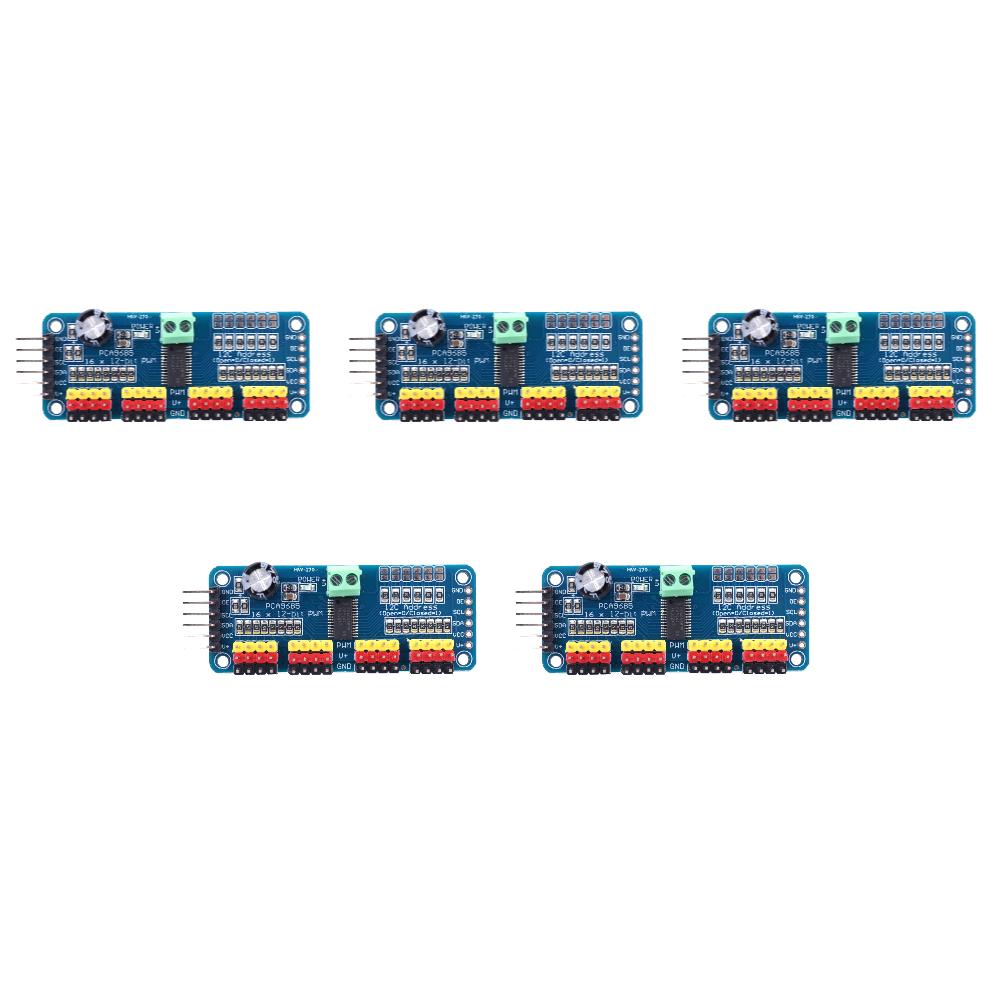 10-1PC 16 Channel 12-Bit PWM Servo Driver Board Module for Arduino Robot/ Raspberry Pi PCA9685 Controller Module IIC Interface