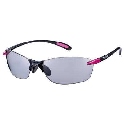 SWANS Sports Polarized Sunglasses Airless Leaf Fit Polarized Lens Model BK Black X Magenta Driving Fishing Running Climbing SALF-0053
