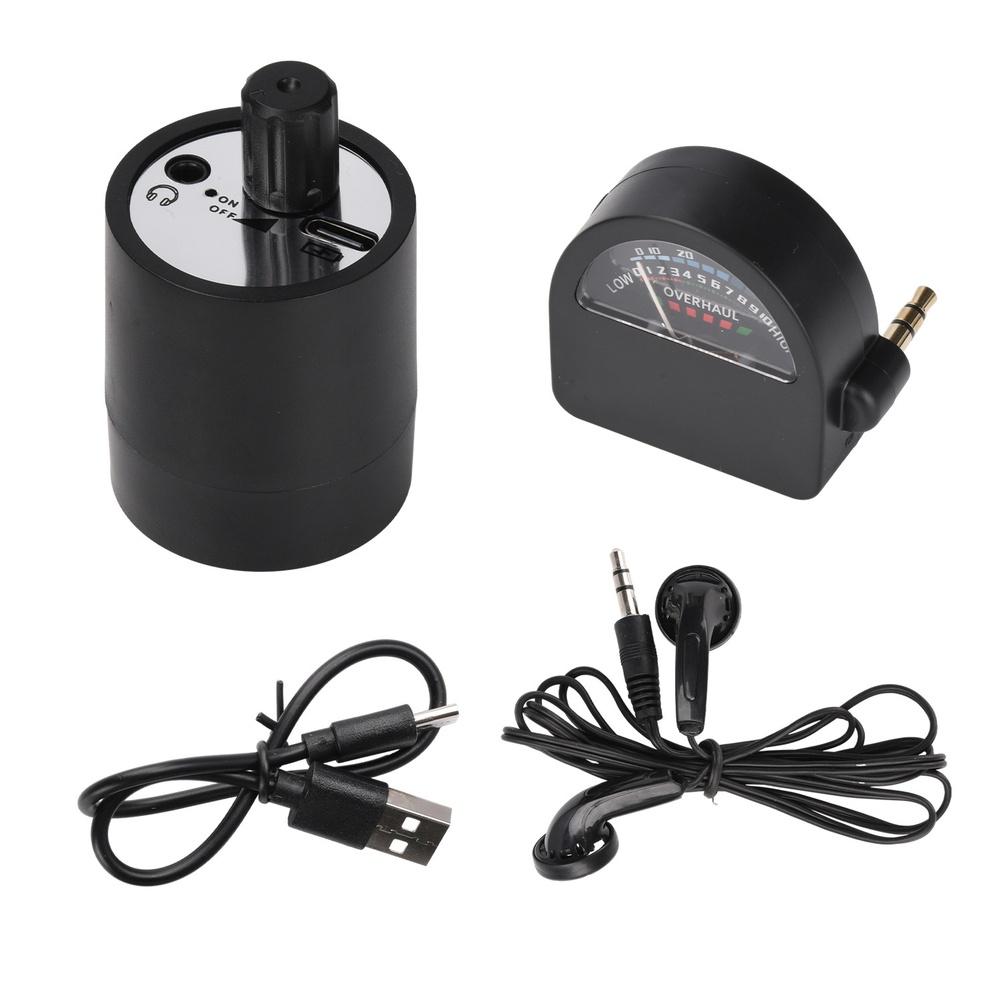 High Sensitivity Type C Pipe Leak Detector With Sound Frequency Display Meter For Water Pipes, Underground Pipelines