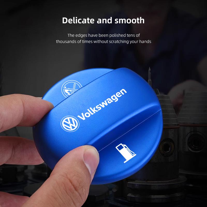 O5Car Metal Fuel Tank Cap For Volkswagen Passat B6 Golf Amarok T5 Phaeton Auto Modification Gasoline Protective Decorative Covers