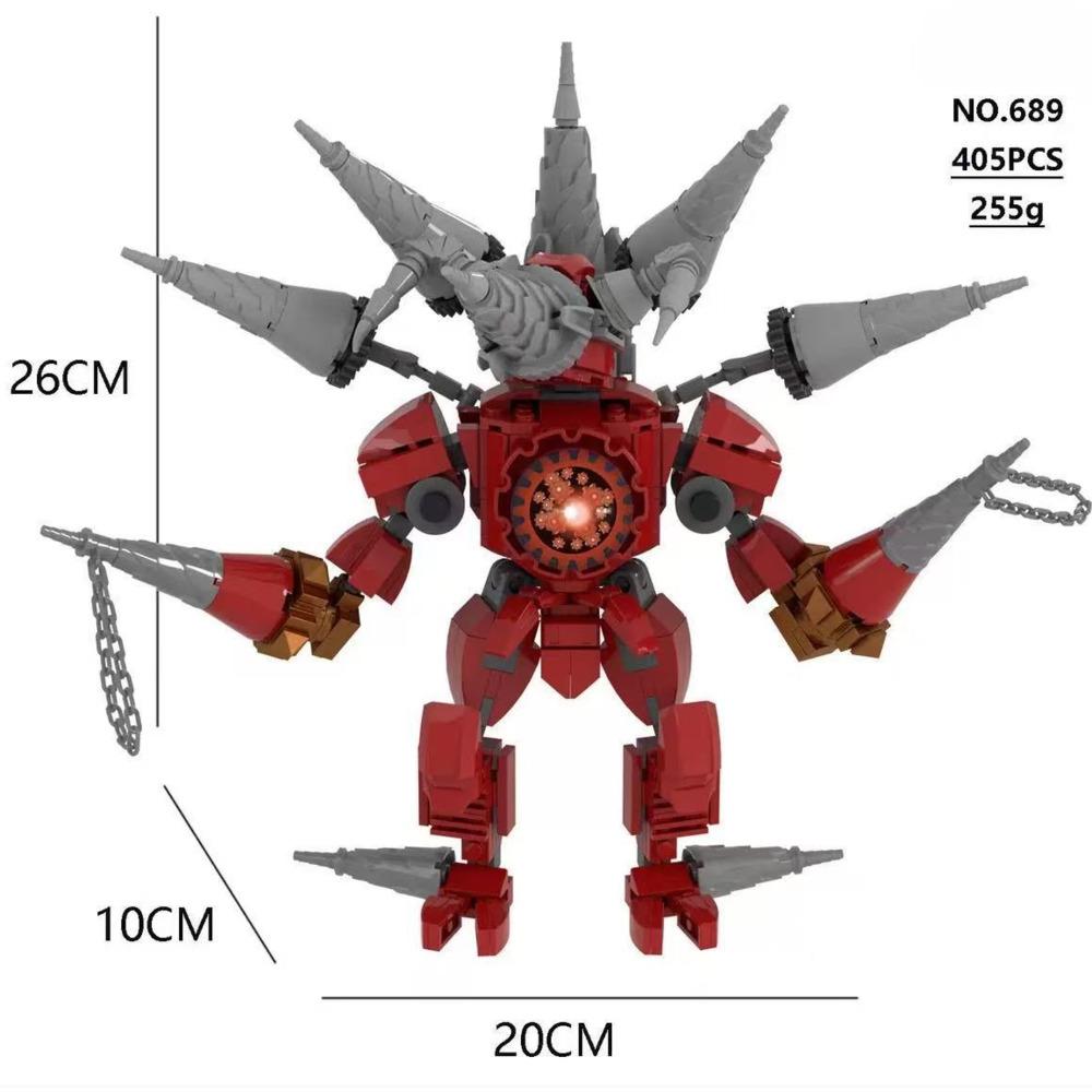 Skibidi Toilet Building Blocks Skibidi Toilet Assemblable Figurines Building Block Moc Skibidi Toilet Birthday Christmas Gift