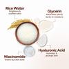 Mamaearth Rice Dewy Bright Face Pack For Glass Skin 200g Gel Cream Mask With Hydrating DIY Texture And Instant Brightening Glow