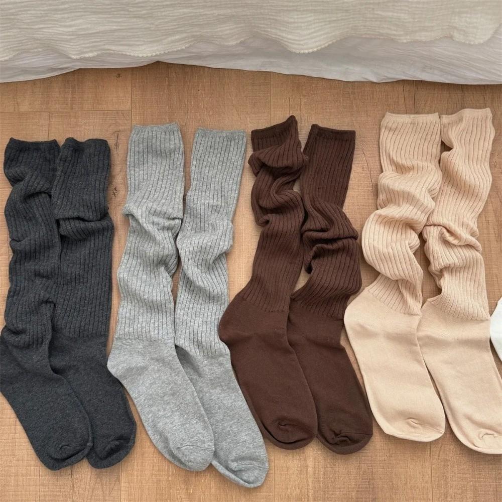 Cotton Women Stockings Warm Thigh Stocking JK Knee High Socks Long Socks