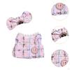 2 Stück Puppenkleid und Schleifen-Haarspange Miniaturkleidung Handgefertigte Kleidung für 15-17 cm