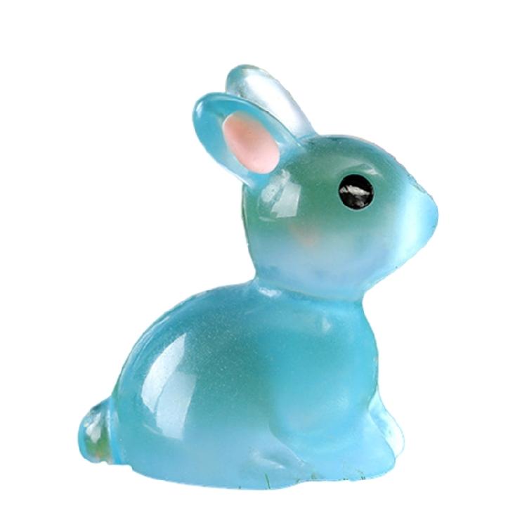 Soft Glowing Rabbits Miniatur Night Glowing Bunnies for Creating Miniature Figurines Home Decorations 20PCS
