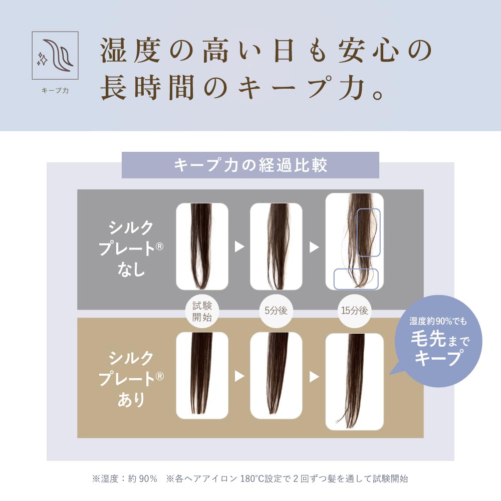 limited edition with gift KINUJO LuxeJewel Cordless Silk Maximum temperature For use [Official wrapping] - iron, Plate®, 200℃, White, overseas,