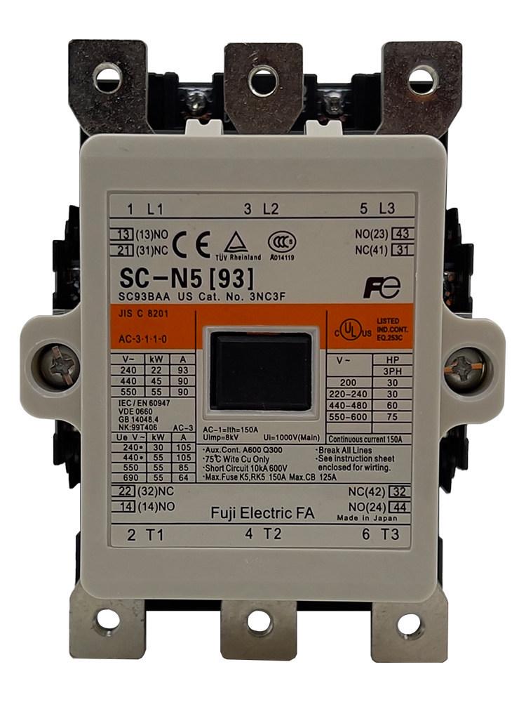 Fuji Original SC-N Series Contactor (N4/N5/N6/N5A/N6/N7) - 220V/110V