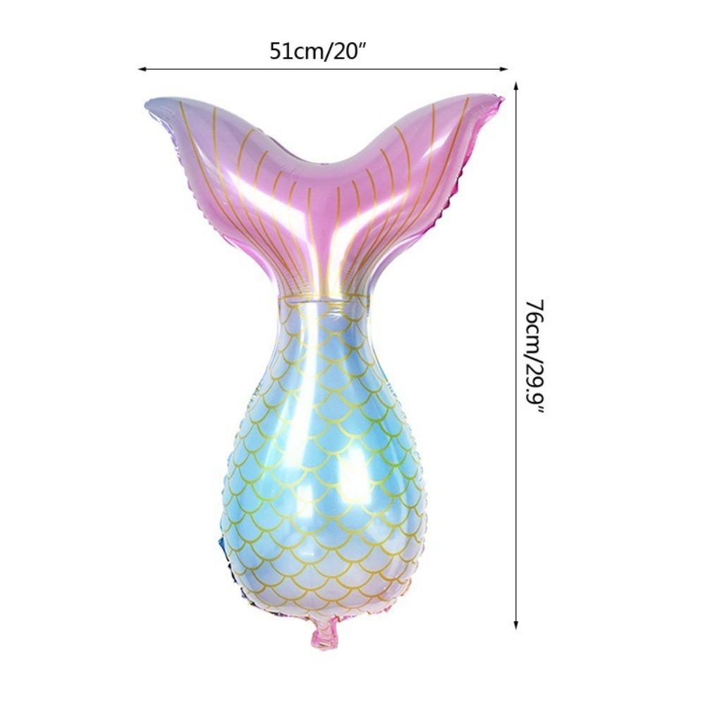 7 Stück 32 Zoll Zahlen Arielle Partyballons für 1. bis 9. Geburtstagsparty