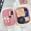 Plush Strawberry Embroidered Makeup & Stationery Bag