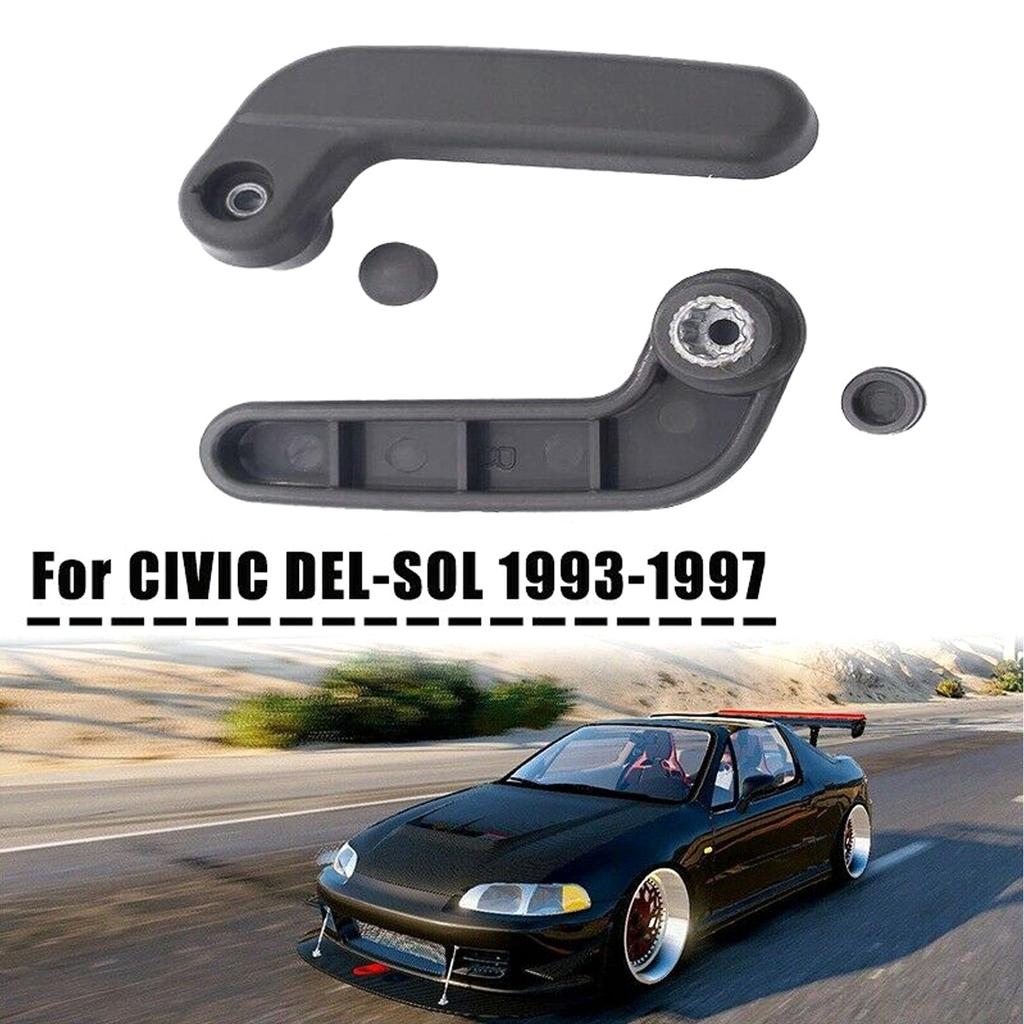 Driver & Passenger Targa Top Lock Handle Set Fit for Civic Del-Sol 1993-1997 85265-SR2-000ZA 85215-SR2-000ZA