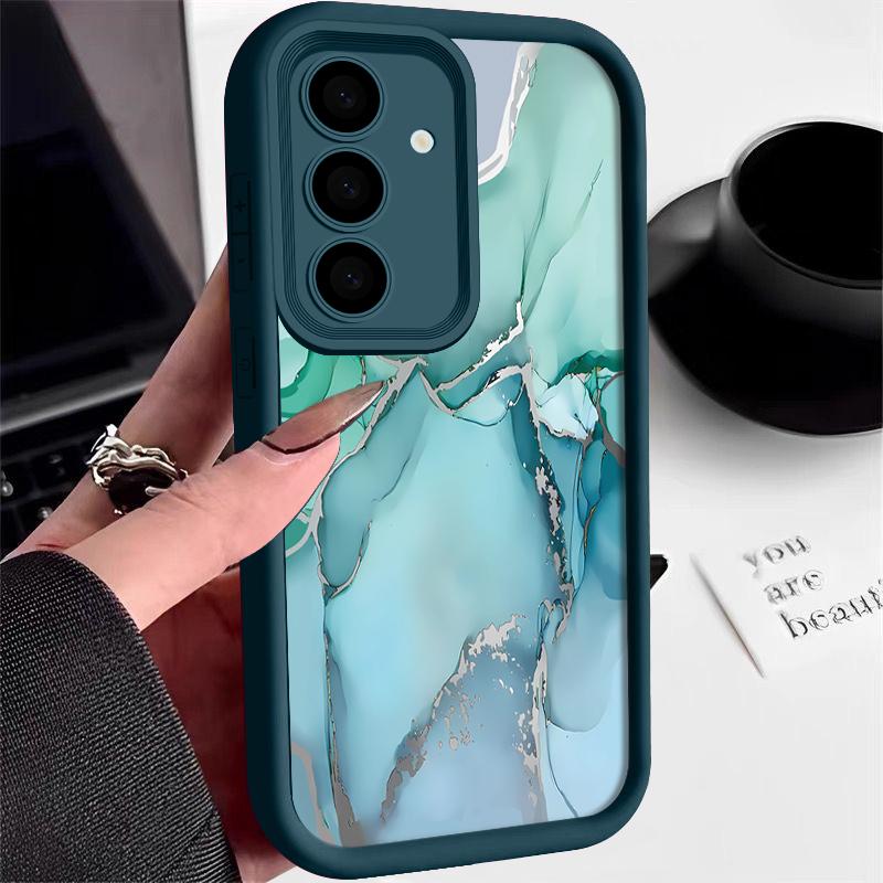 

Чехол для Samsung S25 S24 S22 Ultra S23 S21 Fe A55 A54 A53 A52 A35 A15 A16 A06, цветной, ударопрочный, мягкий, силиконовый, защитный чехол для объектива Samsung A35 5G синий