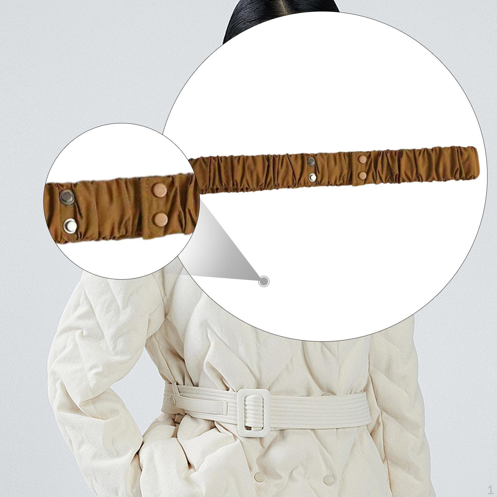 

Cinch Belt Clothing Accessories Elastic Waistband for Jacket Padded Clothes коричневий