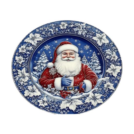 Christmas Santa Gnome Quilted Round Mat Festive Area Rug Non-Slip Backing Door Mat Living Room Bathroom Kitchen Absorbent Mat